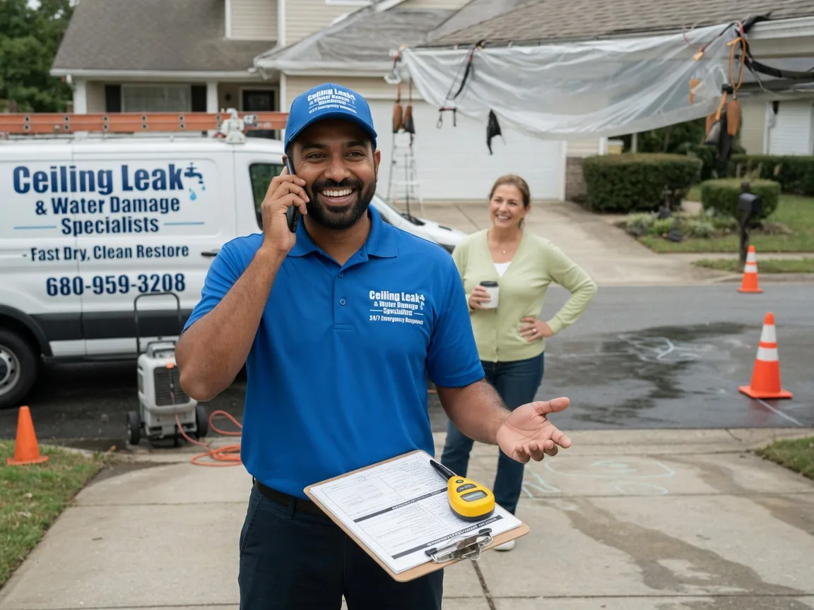 Ceiling Leak Cleanup Hood, VA FAQs